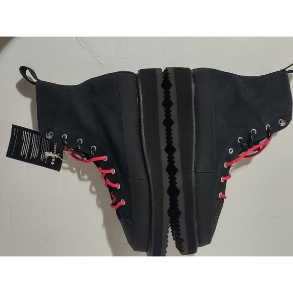 Converse Unisex Boot Chuck Taylor Hi Black/Black/Prime Pink 173213C Sz 5 M/6.5 W - Picture 5 of 10